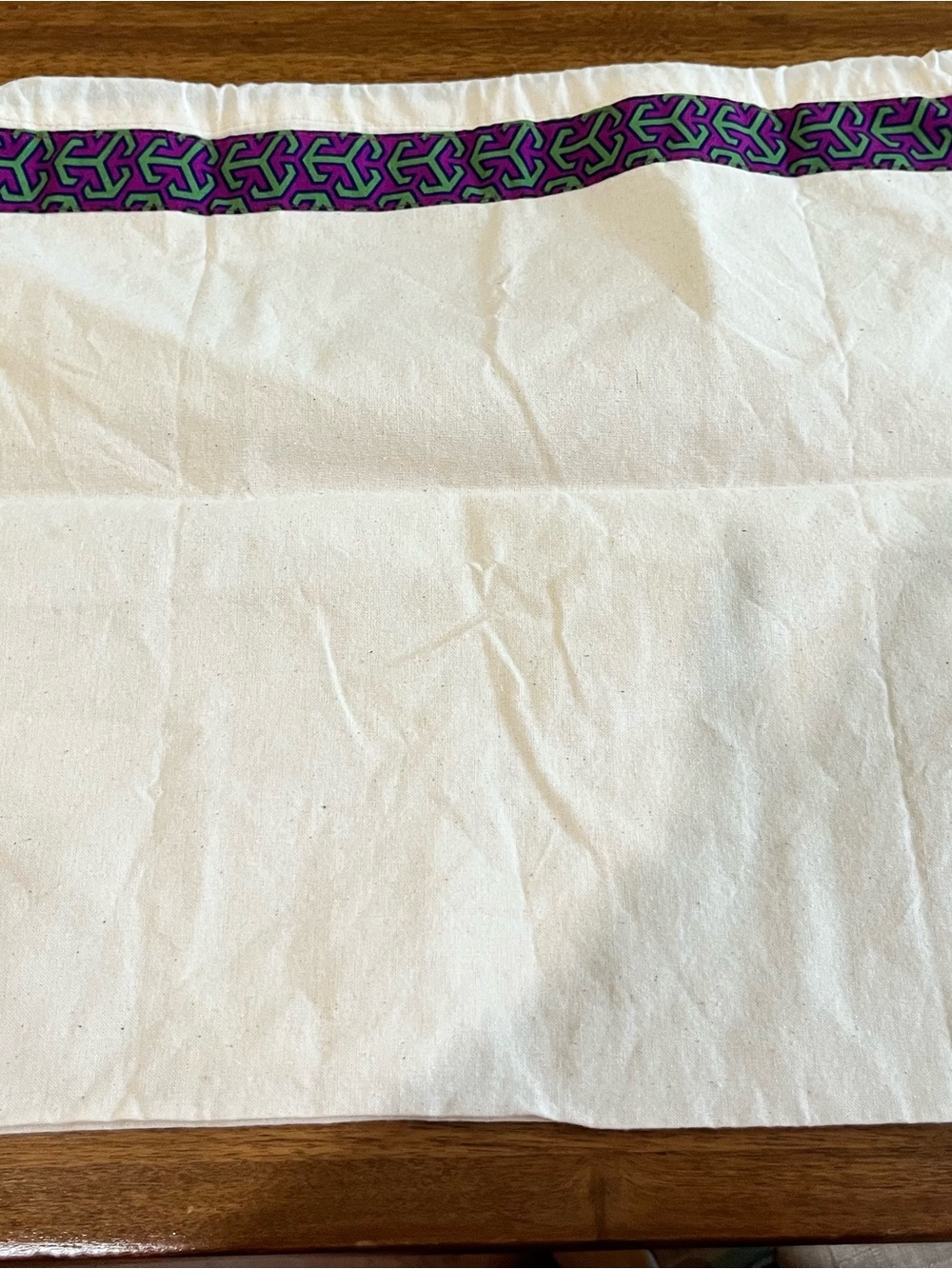 Tory Burch  Purple & Teal Trim Dust Bag